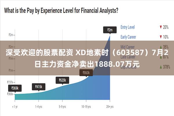 深受欢迎的股票配资 XD地素时（603587）7月2日主力资金净卖出1888.07万元