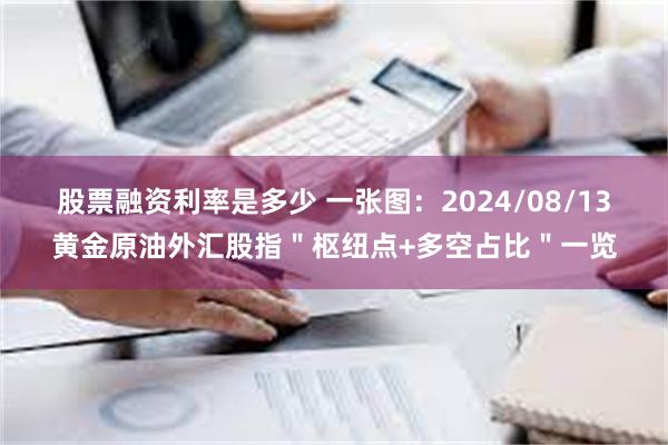 股票融资利率是多少 一张图：2024/08/13黄金原油外汇股指＂枢纽点+多空占比＂一览