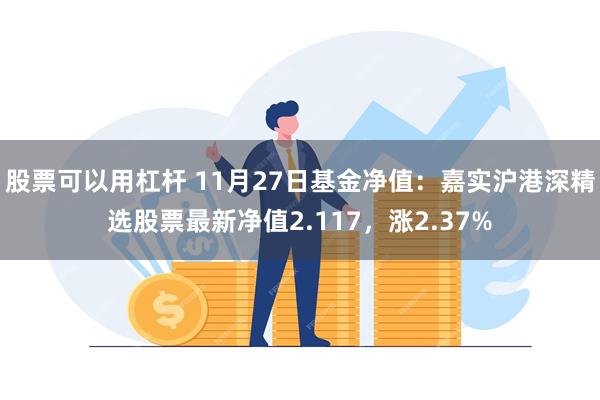 股票可以用杠杆 11月27日基金净值：嘉实沪港深精选股票最新净值2.117，涨2.37%