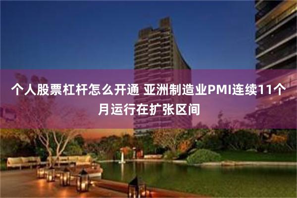 个人股票杠杆怎么开通 亚洲制造业PMI连续11个月运行在扩张区间